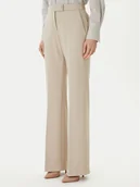 Spodnie damskie - BOSS Spodnie materiałowe Talia4 50551907 Beżowy Relaxed Fit - miniaturka - grafika 1