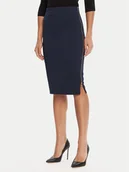 Spódnice - Rinascimento Spódnica ołówkowa CFC0125230003 Granatowy Slim Fit - miniaturka - grafika 1
