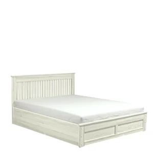 Łóżko Drewniane Sosnowe Italia 90 x 200 z Pojemnikiem Meble Doktór Bejca Kasztan - Łóżka dla dzieci i młodzieży - miniaturka - grafika 1