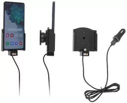 Uchwyt do Samsung Galaxy S20 FE z wbudowanym kablem USB oraz ładowarką samochodową - Uchwyty samochodowe do telefonów - miniaturka - grafika 1