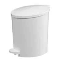 Kosze na śmieci - Kubełek na pedał Pop 4 l biały - miniaturka - grafika 1
