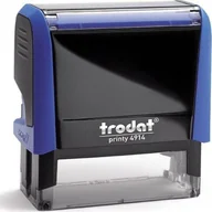 Pieczątki - Trodat PIECZĄTKA TRODAT 4914 NIEBIESKA - PODUSZKA CZARNA 64X26MM - miniaturka - grafika 1