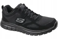 Buty sportowe męskie - Sale! Buty sportowe Skechers 52635-BBK 44 - miniaturka - grafika 1