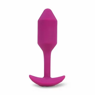 Korki analne - b-Vibe b-Vibe Vibrating Snug Plug M Black - grafika 1