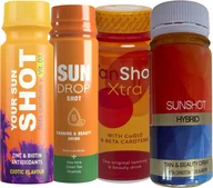 Balsamy i kremy do opalania - Tan Shot Zestaw Do Picia Przyspieszający Opalenie x4szt - miniaturka - grafika 1