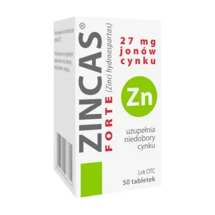 Farmapol Zincas forte x 50 tabl |  OD 199 PLN! - Witaminy i minerały - miniaturka - grafika 1