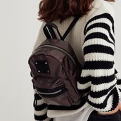 Plecaki - Reserved - Plecak z naszywką - Srebrny - miniaturka - grafika 1