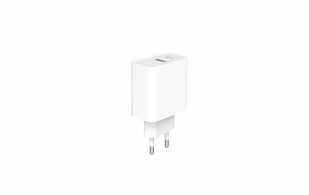 Ładowarka PowerDelivery USB-A USB-C 20W Biała - Ładowarki do telefonów - miniaturka - grafika 1