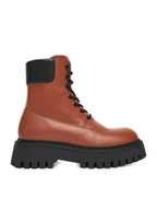 Botki damskie - G-Star Raw Trzewiki EO-AYSE-8093-25 Beżowy - miniaturka - grafika 1