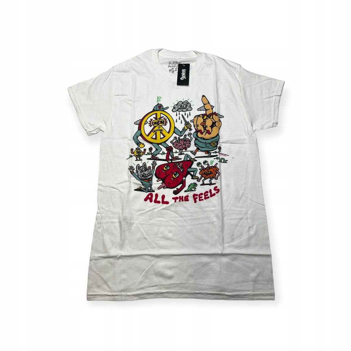 Koszulka T-shirt męski okrągły dekolt SPENCER'S NADRUK L