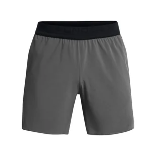 Męskie Spodenki UNDER ARMOUR UA VANISH ELITE SHORT 1376782-025 – Szary - Spodenki męskie - miniaturka - grafika 1