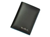 Długopisy - Etui na dokumenty skórzane PIERRE CARDIN PSP520.3 8814 Czarne - miniaturka - grafika 1