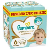 Pieluchy - Pieluchy PAMPERS Premium Care 6 (128 szt) - miniaturka - grafika 1