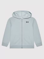 Bluzy dla chłopców - Under Armour Bluza Ua Rival Cotton Full Zip 1357613 Szary Loose Fit - miniaturka - grafika 1