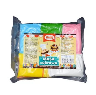 Zestaw Mas Cukrowych 10 Kolorów - Dodatki do ciast w proszku Zestaw Mas Cukrowych 10 Kolorów - Dodatki do ciast w proszku - miniaturka - grafika 1