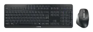 Zestawy myszka + klawiatura - CHERRY Stream desktop ultimate USB + RF Wireless + Bluetooth AZERTY Francuski Czarny JD-8570FR-2 - miniaturka - grafika 1