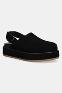 Klapki i japonki damskie - Steve Madden klapki Mellow damskie kolor czarny na platformie 11004849 - miniaturka - grafika 1