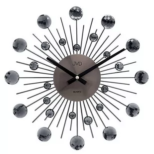 Zegar ścienny JVD HT111.3 z kryształkami, średnica 36 cm - Zegary - miniaturka - grafika 1