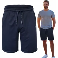Spodenki męskie - Krótkie Spodenki SZORTY Dresowe Męskie LAKE Granatowe XXL Pako Jeans - miniaturka - grafika 1