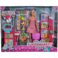 Lalki dla dziewczynek - SIMBA Lalka Steffi w Supermarkecie Sklep Zakupy - miniaturka - grafika 1