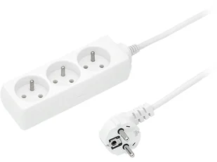 Przedłużacz 3-gniazda z/u 16A 5m /OMY 3x1,5/ biały PS-370 T-110030 - Listwy zasilające - miniaturka - grafika 1