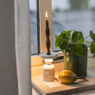 Lampy stojące - Konstsmide Lampa stołowa LED Nantes, biały, aluminium, IP54, ściemniany, CCT - miniaturka - grafika 1