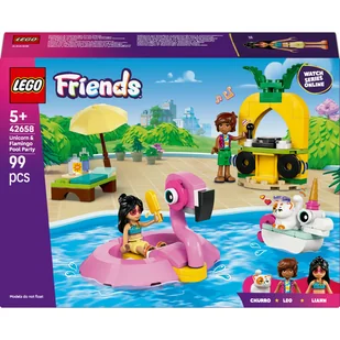 LEGO Friends - Jednorożec Flaming Impreza na basenie klocki LEGO PREZENT DLA DZIEWCZYNKI - Klocki LEGO Friends - Jednorożec Flaming Impreza na basenie klocki LEGO PREZENT DLA DZIEWCZYNKI - Klocki - miniaturka - grafika 1
