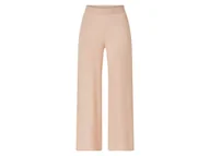 Spodnie damskie - esmara® Spodnie dzianinowe damskie (L (44-46), Beżowy) - miniaturka - grafika 1