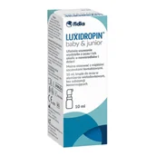 Krople do oczu - Unipharm Luxidropin Baby&Junior krople do oczu 10 ml 9098225 - miniaturka - grafika 1