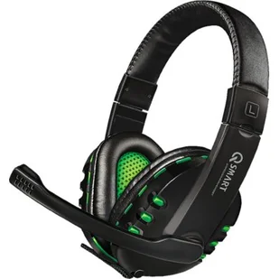 Q-SMART QSHXB001 Xbox One Czarno-zielone - Słuchawki - miniaturka - grafika 1