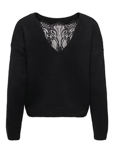 ONLY Sweter w kolorze czarnym - Swetry damskie - miniaturka - grafika 1
