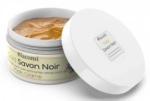 Nacomi Mydło Czarne Savon Noir Gold 125g - Mydła - miniaturka - grafika 4