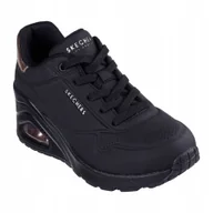 Buty sportowe damskie - Buty damskie Skechers Uno Wedge Hi Steps black/rose gold 41 Eu - miniaturka - grafika 1