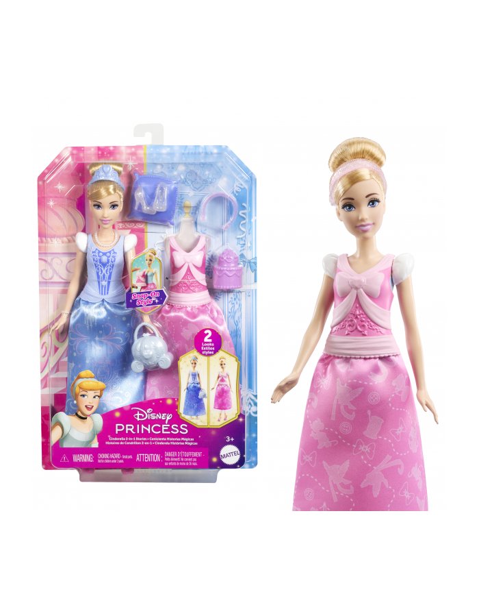 Disney Princess Lalka księżniczka Kopciuszek JCR95 MATTEL