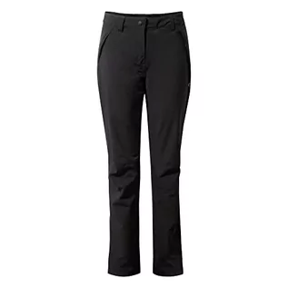 Spodnie damskie - Craghoppers Spodnie damskie Airedale spodnie turystyczne, czarne, 18 długich - grafika 1