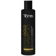 Szampony do włosów - Tahe Power Gold Shampoo, Keratin Gold Shampoo, szampon z keratyną bez siarczanów, 300ml - miniaturka - grafika 1