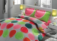 Pościel - Pościel satyna bawełniana OPTIMUM GREY - miniaturka - grafika 1