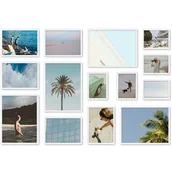 Ramki na zdjęcia - Zestaw białych ramek galeria Pinia 1 GF0001 - miniaturka - grafika 1