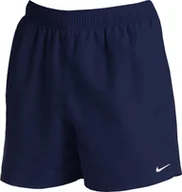 Kąpielówki męskie - Nike Spodenki kąpielowe męskie Nike 5 Volley Midnight granatowe NESSA560 440 : Rozmiar - S - miniaturka - grafika 1