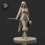 Figurki dla dzieci - Wargamer, Figurka, Muszkieter Eloise - The Musketeer - miniaturka - grafika 1