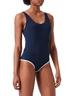 Stroje kąpielowe - Short Stories Damski strój kąpielowy, ciemnoniebieski, 40 - miniaturka - grafika 1