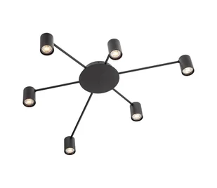 Redo 01-4052 - Oświetlenie punktowe NOA 6xGU10/10W/230V czarne - Lampy sufitowe - miniaturka - grafika 1