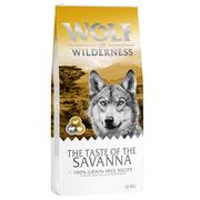 Sucha karma dla psów - Wolf of Wilderness  ""The Taste Of The Savanna"", wołowina, indyk, mięso kozie - miniaturka - grafika 1