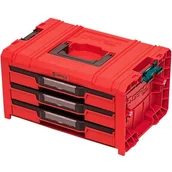 Skrzynki i torby narzędziowe - SKRZYNKA NARZĘDZIOWA QBRICK PRO DRAWER 3 TOOLBOX 2.0EXP.RED - miniaturka - grafika 1