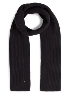 Tommy Hilfiger Szalik męski Mężczyźni Bawełna niebieski jednolity, ONE SIZE - Apaszki i szaliki męskie - miniaturka - grafika 1