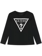 Bluzy dla chłopców - Guess Bluzka K84I18 K8HM0 Czarny Slim Fit - miniaturka - grafika 1