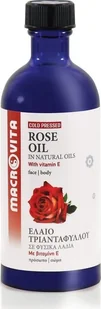 Macrovita MACROVITA OLEJ RÓŻANY w naturalnych olejach tłoczony na zimno z witaminą E 100ml - Balsamy i kremy do ciała - miniaturka - grafika 1