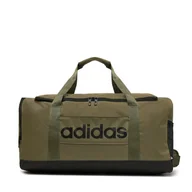 Torby sportowe - Torba adidas Linear Duffel Medium IN6119 Khaki - miniaturka - grafika 1