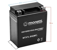 Części motocyklowe - Akumulator Moretti AGM (Gel) MTX7L-BS - miniaturka - grafika 1