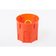 Puszki elektryczne i akcesoria - Zestaw 10 sztuk puszek instalacyjnych końcowa głęboka bez wkrętów Ø60 mm - miniaturka - grafika 1